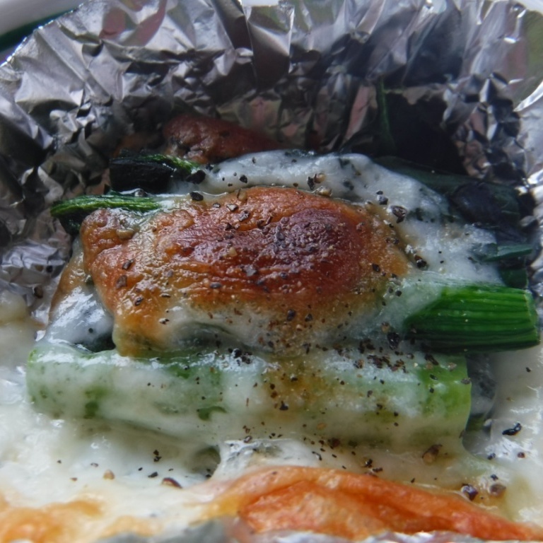 ほうれん草のチーズ焼き