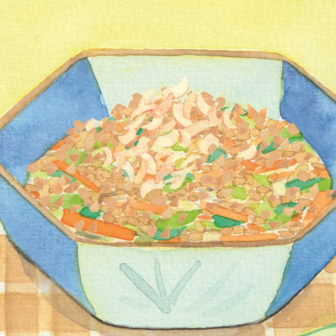 お野菜の納豆和え