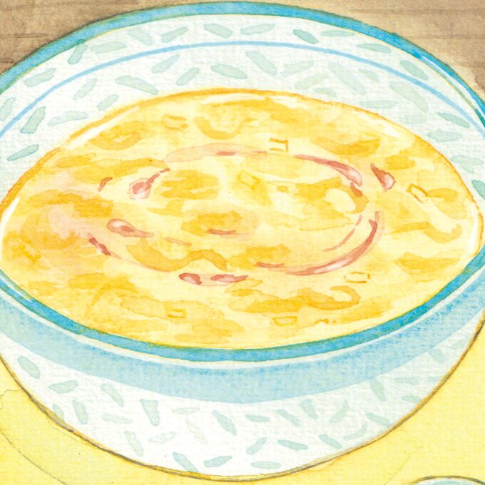 たっぷりコーンの中華スープ