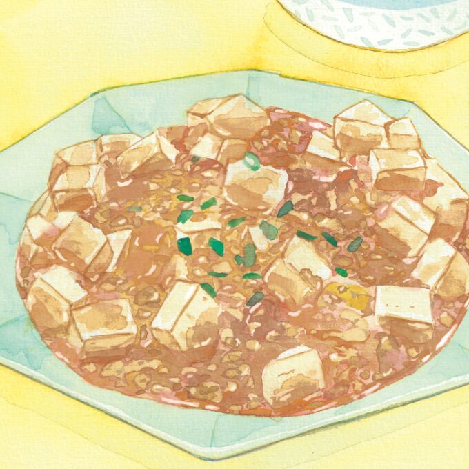 辛くない麻婆豆腐