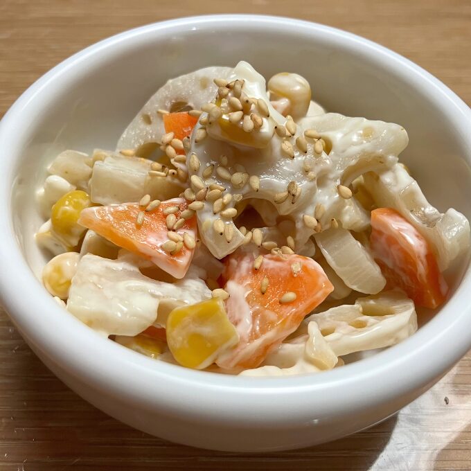 根菜の和風マヨサラダ