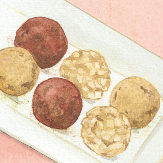 チョコきな粉クランチ