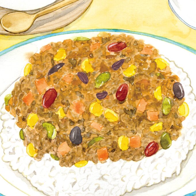 簡単ドライカレー