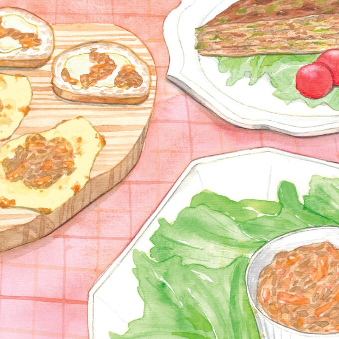 キムチそぼろスナック3種